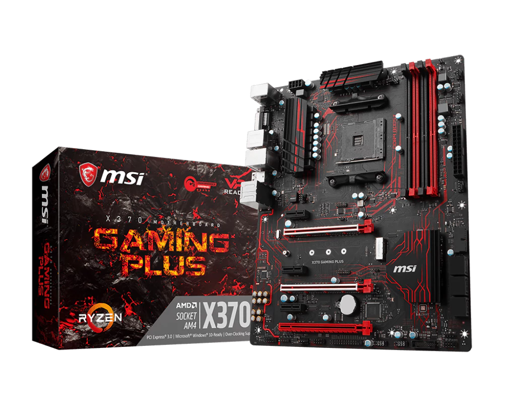 MSI X370 GAMING PLUS AMD Socket AM4 Motherboard - X370 GAMING PLUS