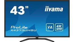 iiyama ProLite X4373UHSU 42.5 inch Monitor - 3840 x 2160, 3ms, Speakers, HDMI