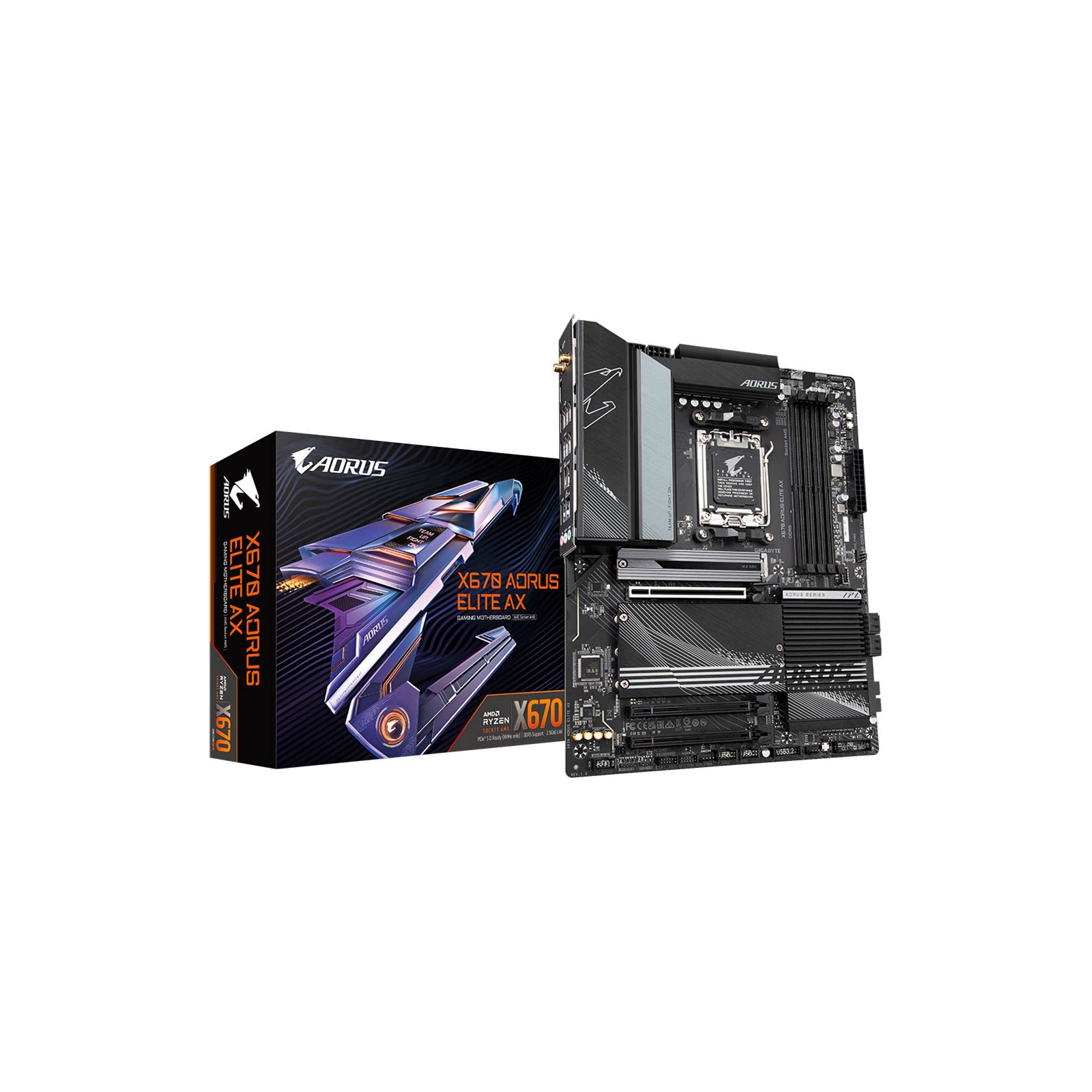 Gigabyte X670 AORUS ELITE AX AMD Socket AM5 Motherboard - X670 AORUS ...