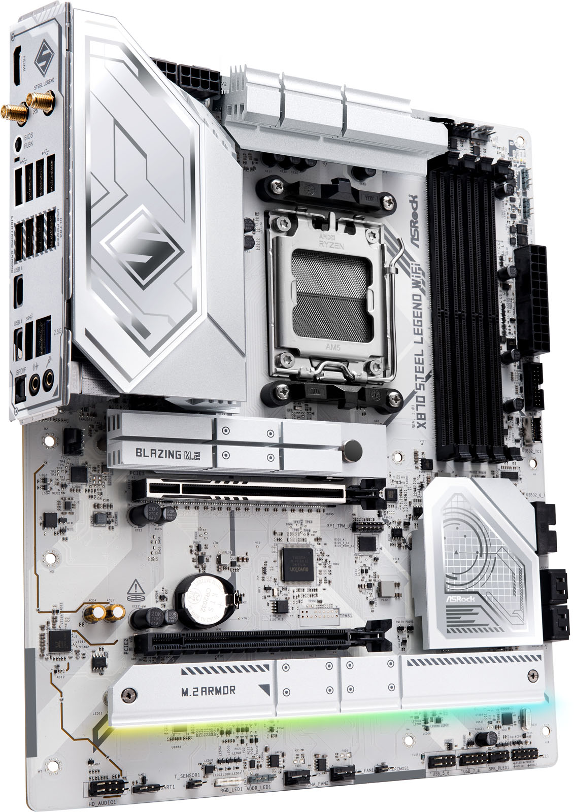 ASRock X870 Steel Legend WiFi AMD Socket AM5 ATX Motherboard - CCL