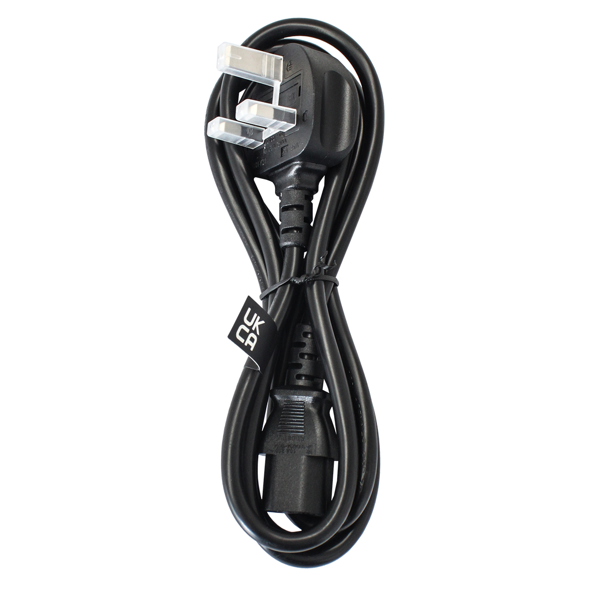 Generic UK 1.8m 3-Pin C13 Mains Kettle Lead 