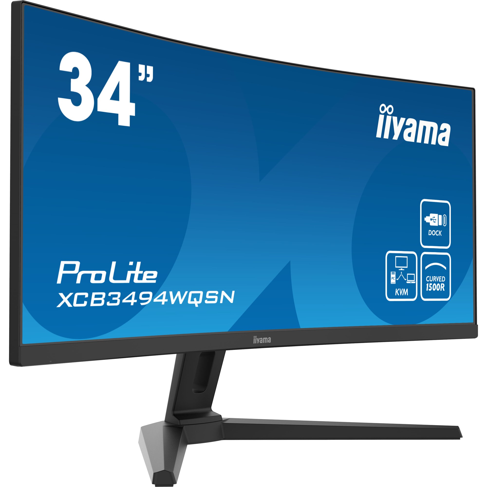 iiyama ProLite XCB3494WQSN 34" UWQHD VA 120Hz Curved Monitor