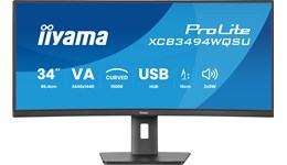 iiyama ProLite XCB3494WQSU 34" UltraWide Curved Monitor - VA, 120Hz, 0.4ms, HDMI