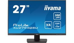 iiyama ProLite XU2497QSU 27" QHD Monitor - VA, 100Hz, 1ms, Speakers, HDMI, DP