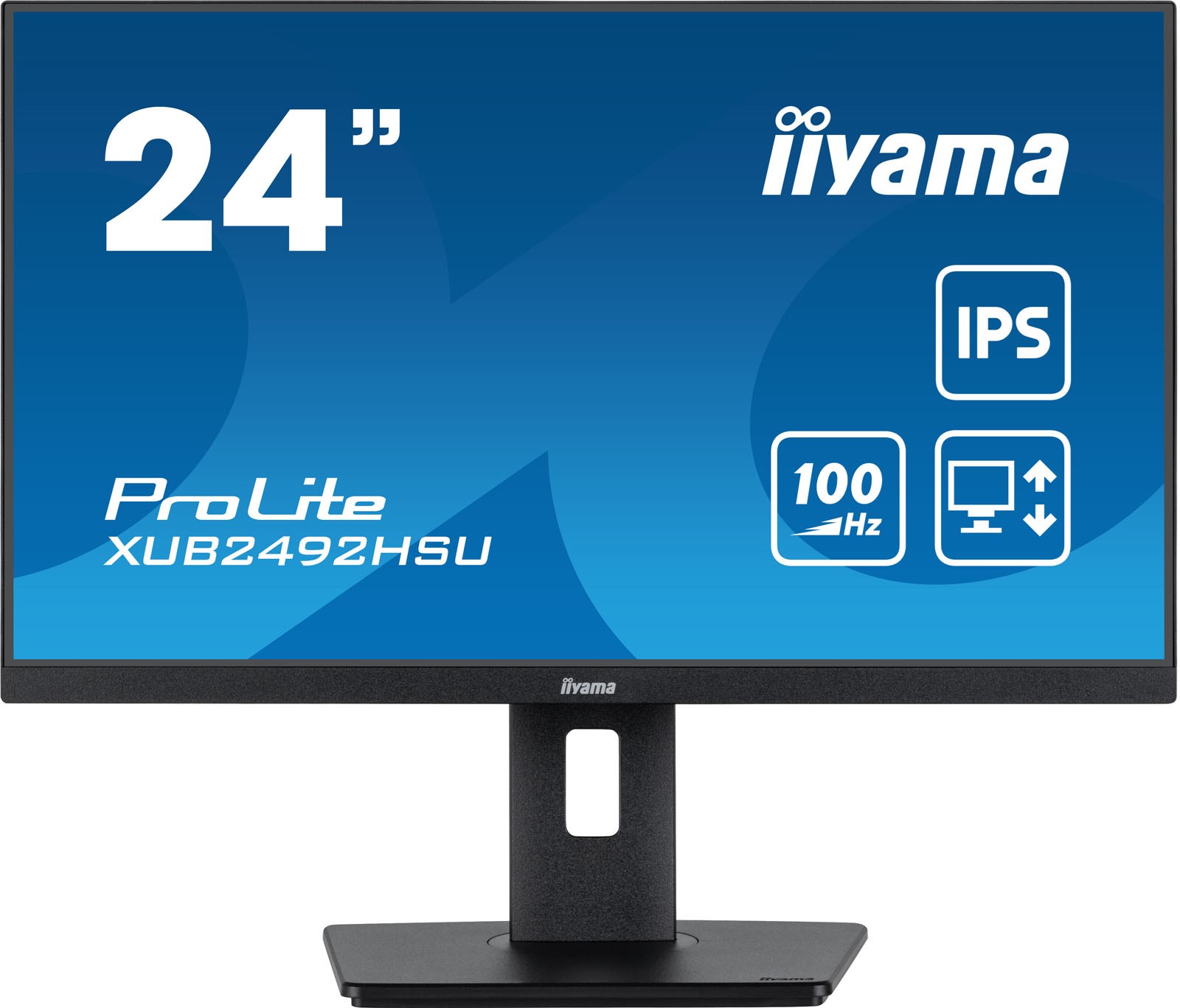 Photos - Monitor Iiyama ProLite XUB2492HSU 23.8" Full HD  - IPS, 100Hz, 0.4ms, Speak 