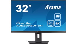 iiyama ProLite XUB3293UHSN 31.5" 4K Monitor - IPS, 60Hz, 4ms, Speakers, HDMI, DP