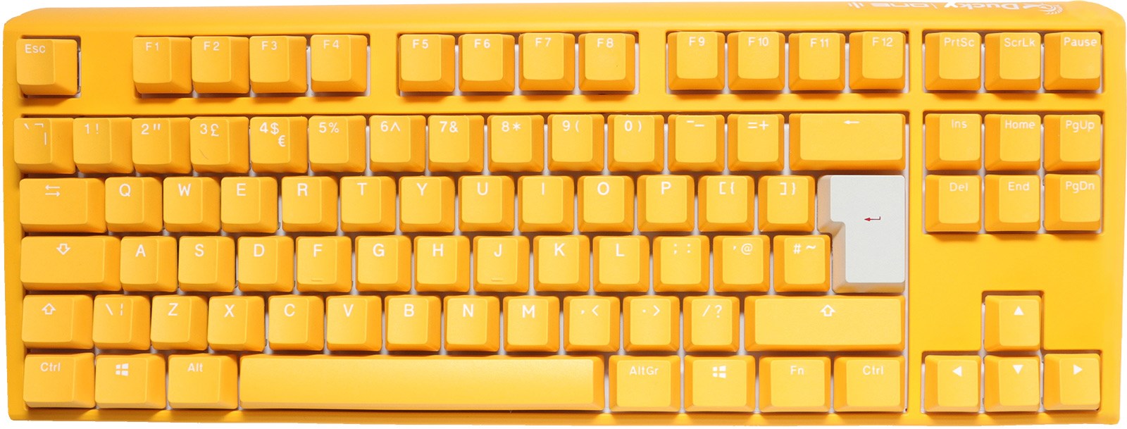 Photos - Keyboard Ducky One 3 TKL Yellow , UK, Tenkeyless, RGB LED, Cherry MX DKON21 