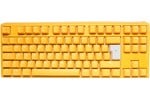 Ducky One 3 TKL Yellow Keyboard, UK, Tenkeyless, RGB LED, Cherry MX Brown