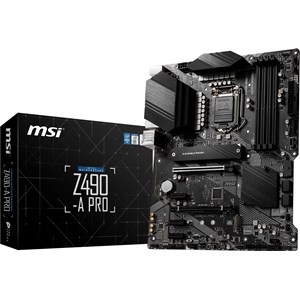 MSI Z490-A PRO Intel Socket 1200 Z490 Chipset ATX Motherboard