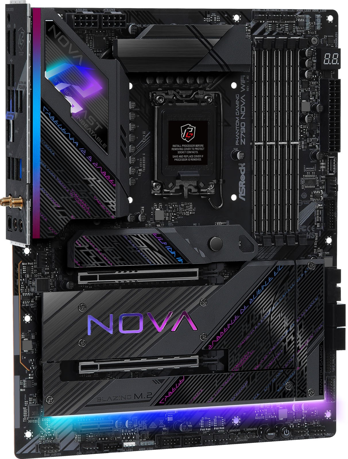 ASRock Z790 Nova WiFi Intel Socket 1700 Motherboard - 90