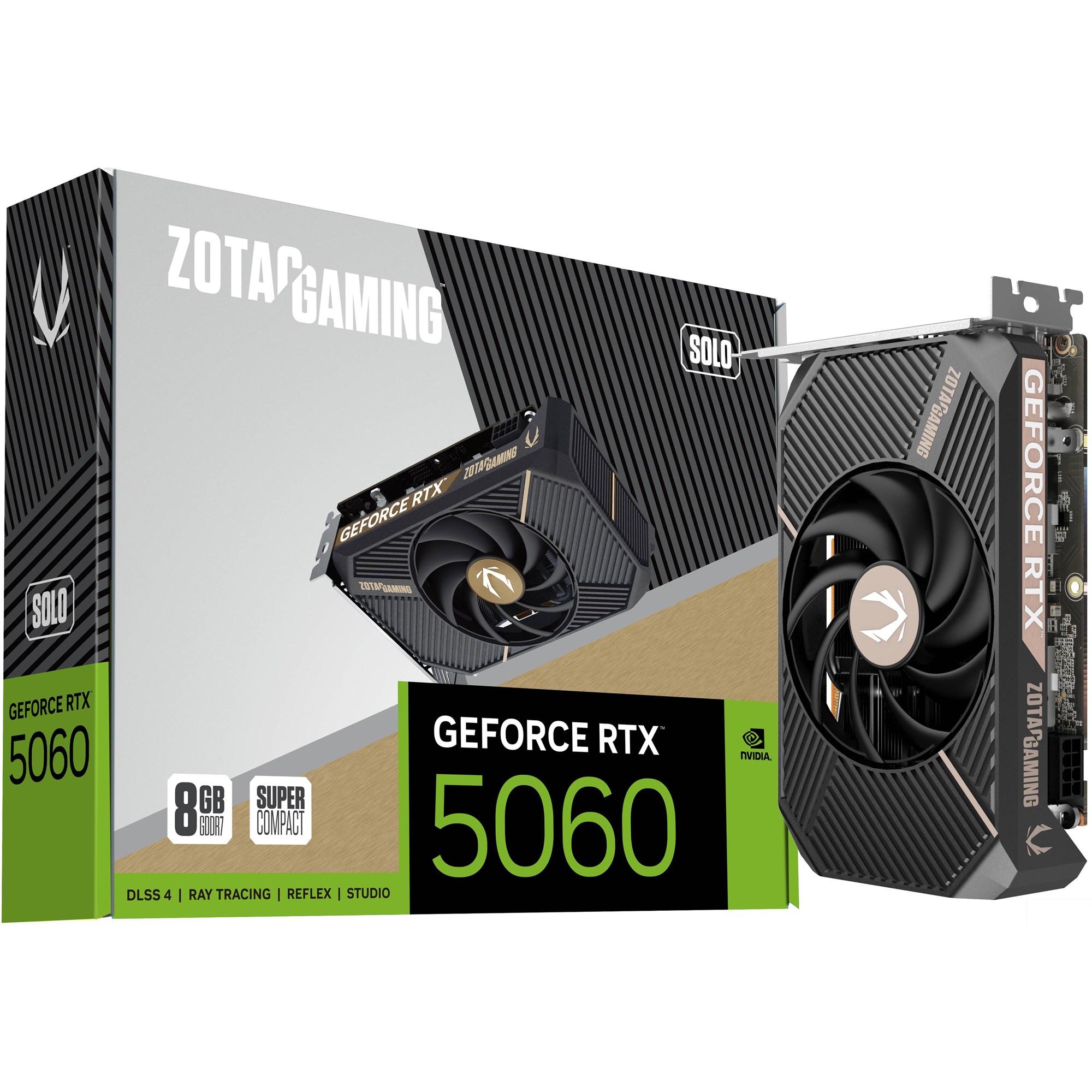 Zotac GeForce RTX 5060 SOLO 8GB GPU - ZT-B50600G-10L | CCL