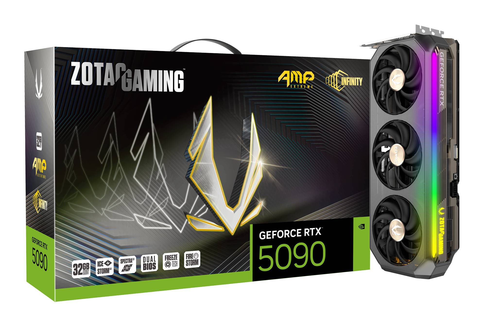 Zotac GeForce RTX 5090 AMP Extreme INFINITY 32GB OC GPU - ZT
