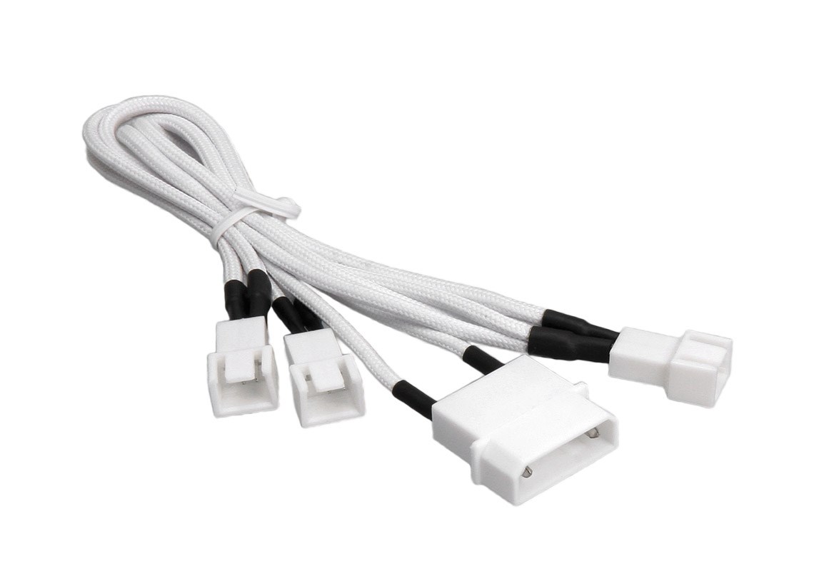 Photos - Other for Computer BitFenix Alchemy Molex to 3x 3-Pin 7V Adapter 20cm - sleeved BFA-MSC-M33F7VWW-RP 