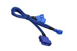 BitFenix Alchemy Molex to 3x 3-Pin 5V Adapter 20cm - sleeved blue/blue