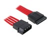 BitFenix Alchemy Molex to SATA Adapter 45 cm - sleeved red/black