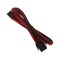 BitFenix Alchemy 8Pin EPS12V Extension 45cm - sleeved black/red/black