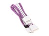 BitFenix Alchemy Molex to 3x Molex Adapter 55 cm - Sleeved Purple / White / White