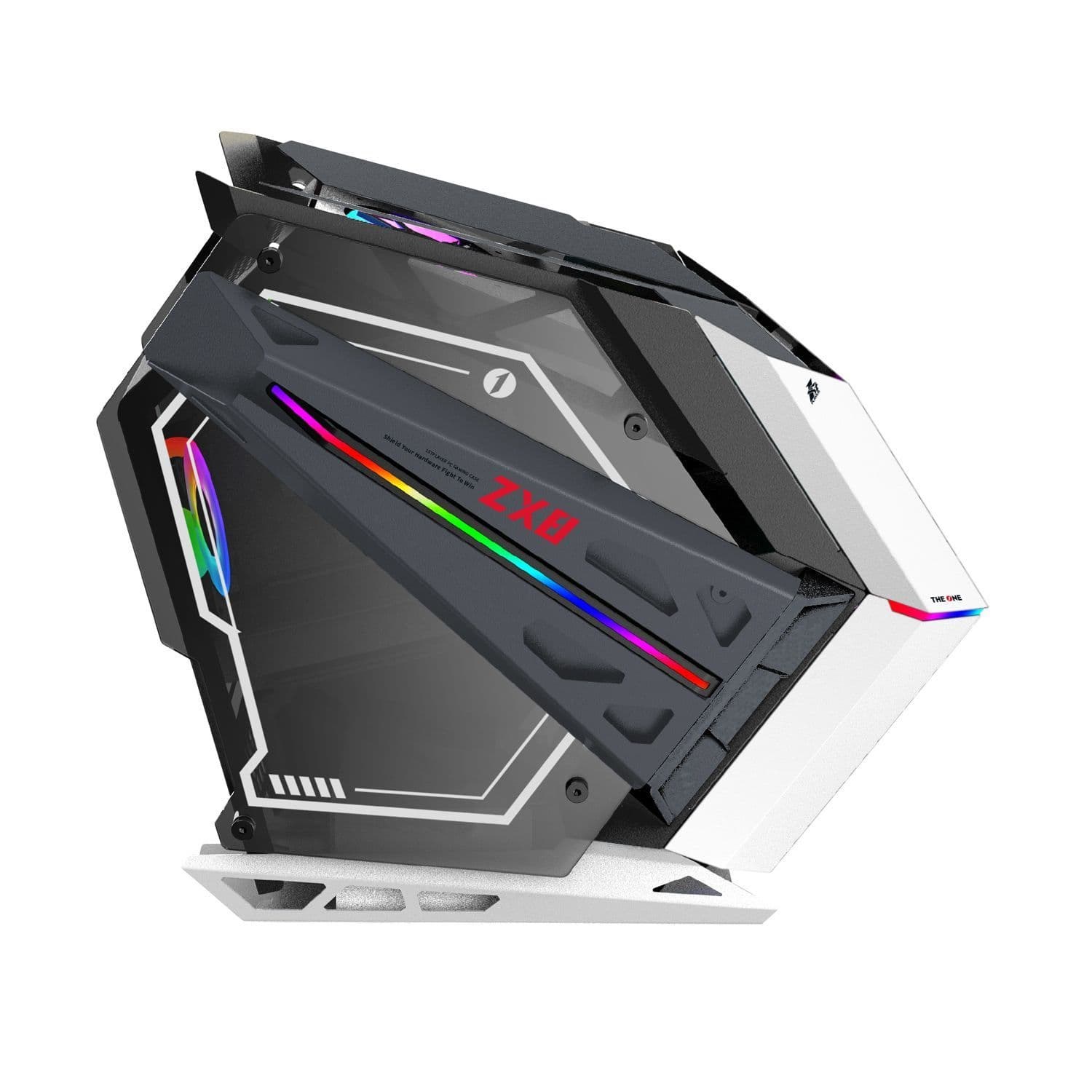 1st Player ZX8 Mid Tower Gaming Case - Black - ZX8-1CC | CCL