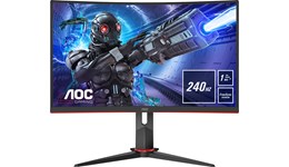 AOC C32G2ZE/BK 31.5" Full HD Curved Gaming Monitor - VA, 240Hz, 1ms, HDMI, DP