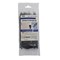 Evo Labs 100 Pack of 150 x 2.5mm Black Retail Packaged Cable Ties