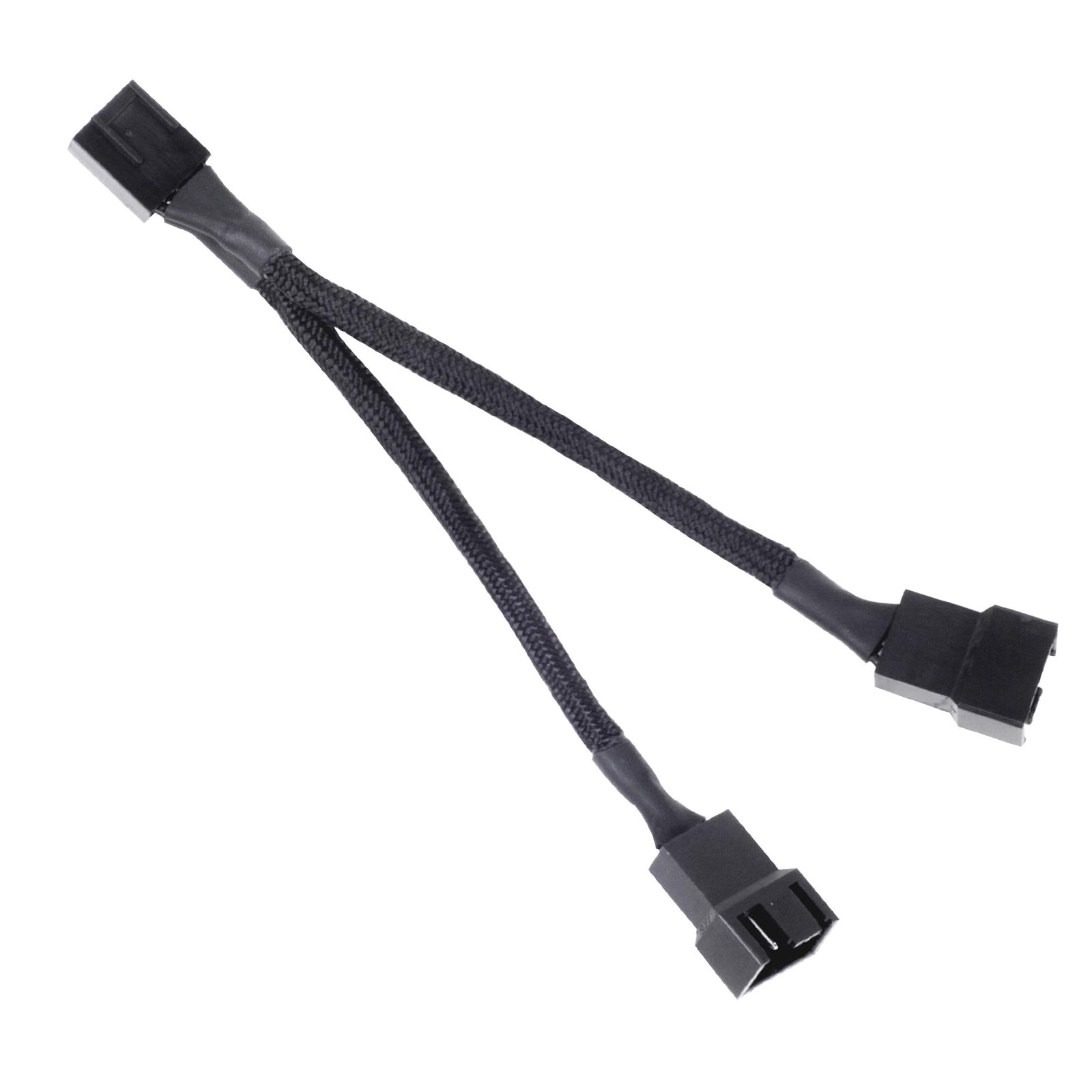 Photos - Other Components SilverStone CPF01 PWM Fan Splitter in Black SST-CPF01 
