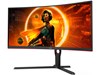 AOC CU34G3S 34 inch 1ms Gaming Curved Monitor - 3440 x 1440, 1ms, Speakers, HDMI