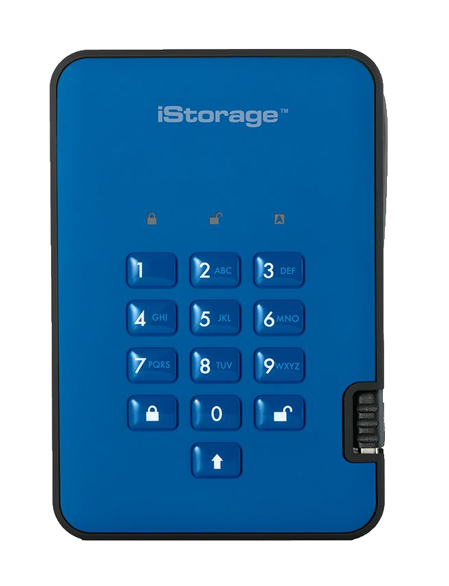 Image of 1TB iStorage diskAshur2 Desktop External Hard Drive - USB 3.2 Gen 2
