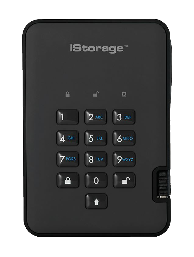 Image of 128GB iStorage diskAshur2 SSD Desktop External Solid State Drive - USB 3.2 Gen 2