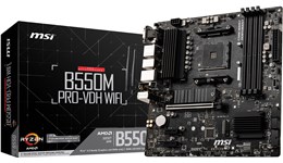 MSI B550M PRO-VDH WIFI mATX Motherboard for AMD AM4 CPUs