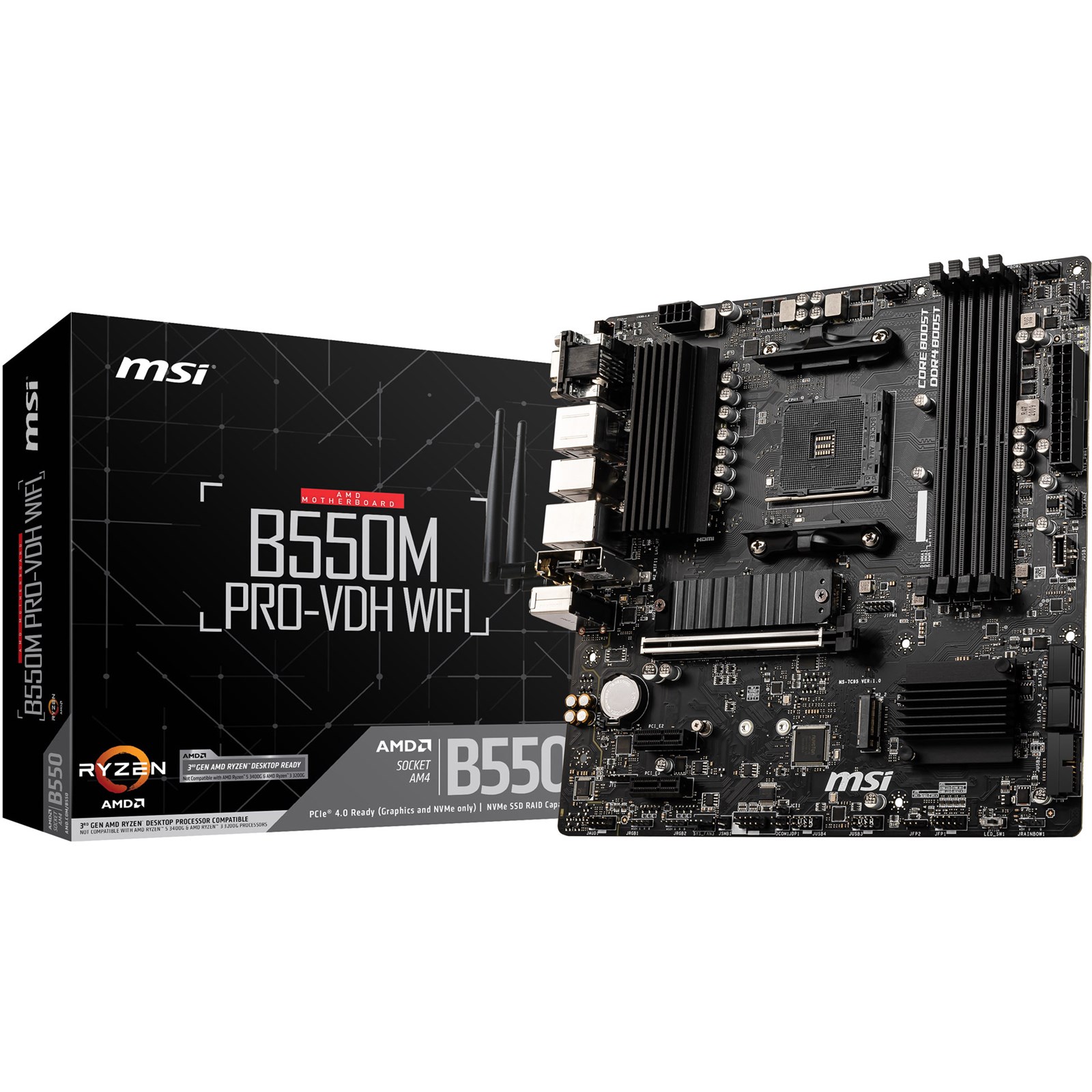 Msi B550m Pro Vdh Wifi Amd Socket Am4 Motherboard B550m Pro Vdh Wifi Ccl Computers