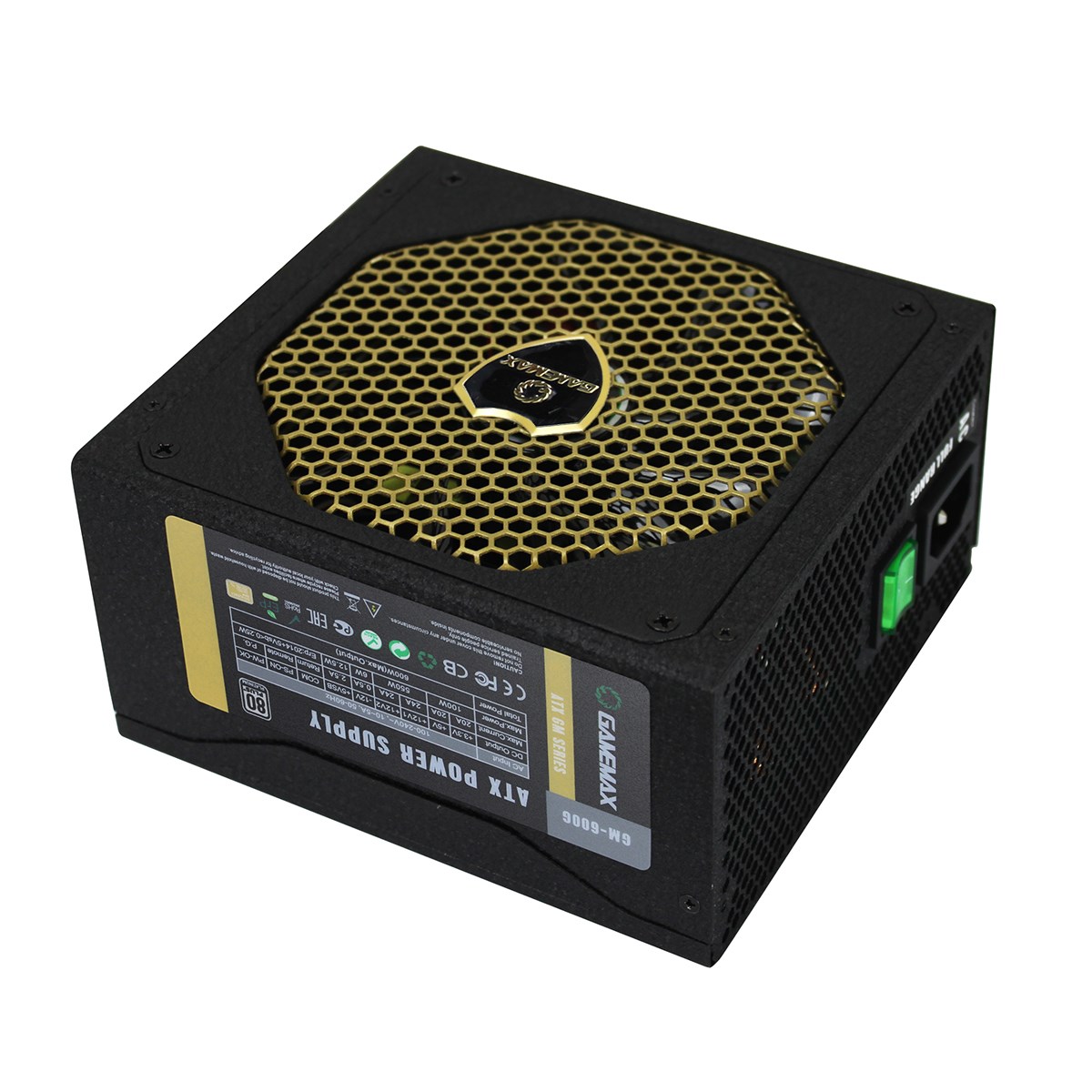 GameMax GM600 600W Modular 80+ Platinum PSU - GM-600G | CCL Computers