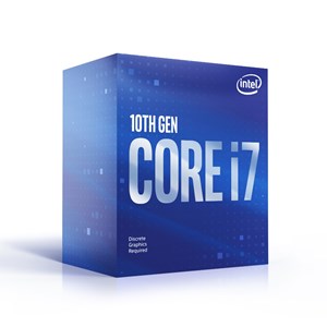 Intel Core i7-10700F 2.9GHz Octa Core Processor for Socket 1200 with 8 Cores, 16 Threads, 65W TDP, 16MB Cache, 4.8GHz Turbo, Stock Cooler