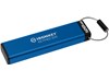 Kingston IronKey Keypad 200 128GB USB 3.0 Flash Stick Pen Memory Drive - Blue 