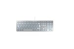 Cherry KC 6000 Slim USB Keyboard (Silver/White) for Mac