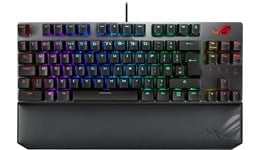 ASUS ROG Strix Scope TKL Deluxe Mechanical Keyboard with Cherry NX Red Switches