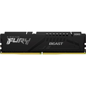 Kingston FURY Beast 16GB DDR5 Desktop Memory DIMM, 1 x 16GB, 6000MHz, PC5-48000, CL36, 1.35V