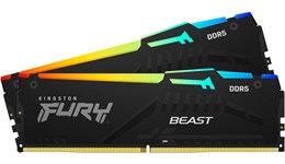 Kingston FURY Beast RGB 16GB (2x8GB) 5200MT/s DDR5 Memory Kit