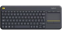 Logitech K400 Plus Wireless Keyboard with Touchpad - Black