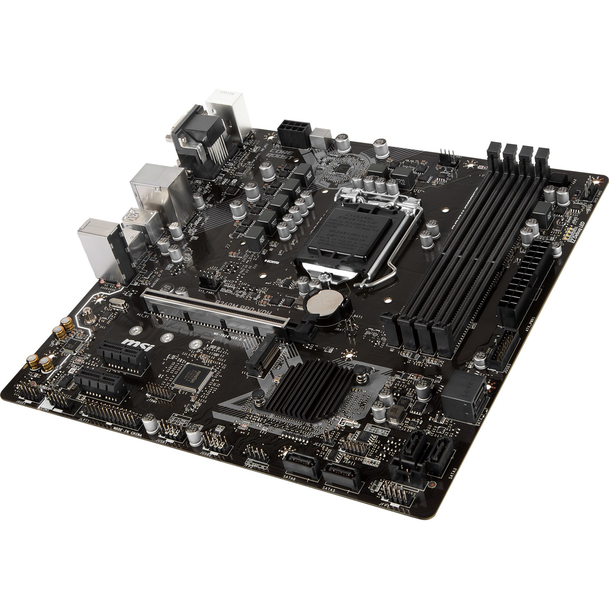 MSI B360M PRO VDH Intel Socket 1151 Motherboard B360M PRO VDH MSI B360M PRO VDH Intel Socket 1151 Motherboard B360M PRO VDH