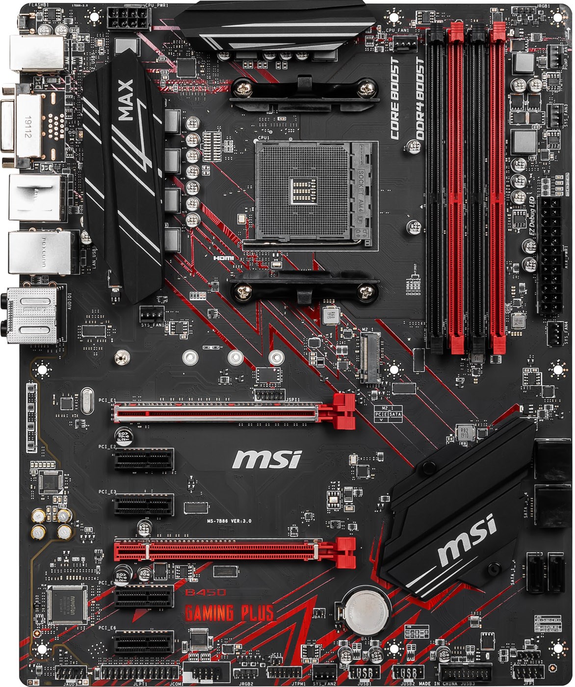 MSI B450 GAMING PLUS MAX AMD Motherboard - B450 GAMING ...