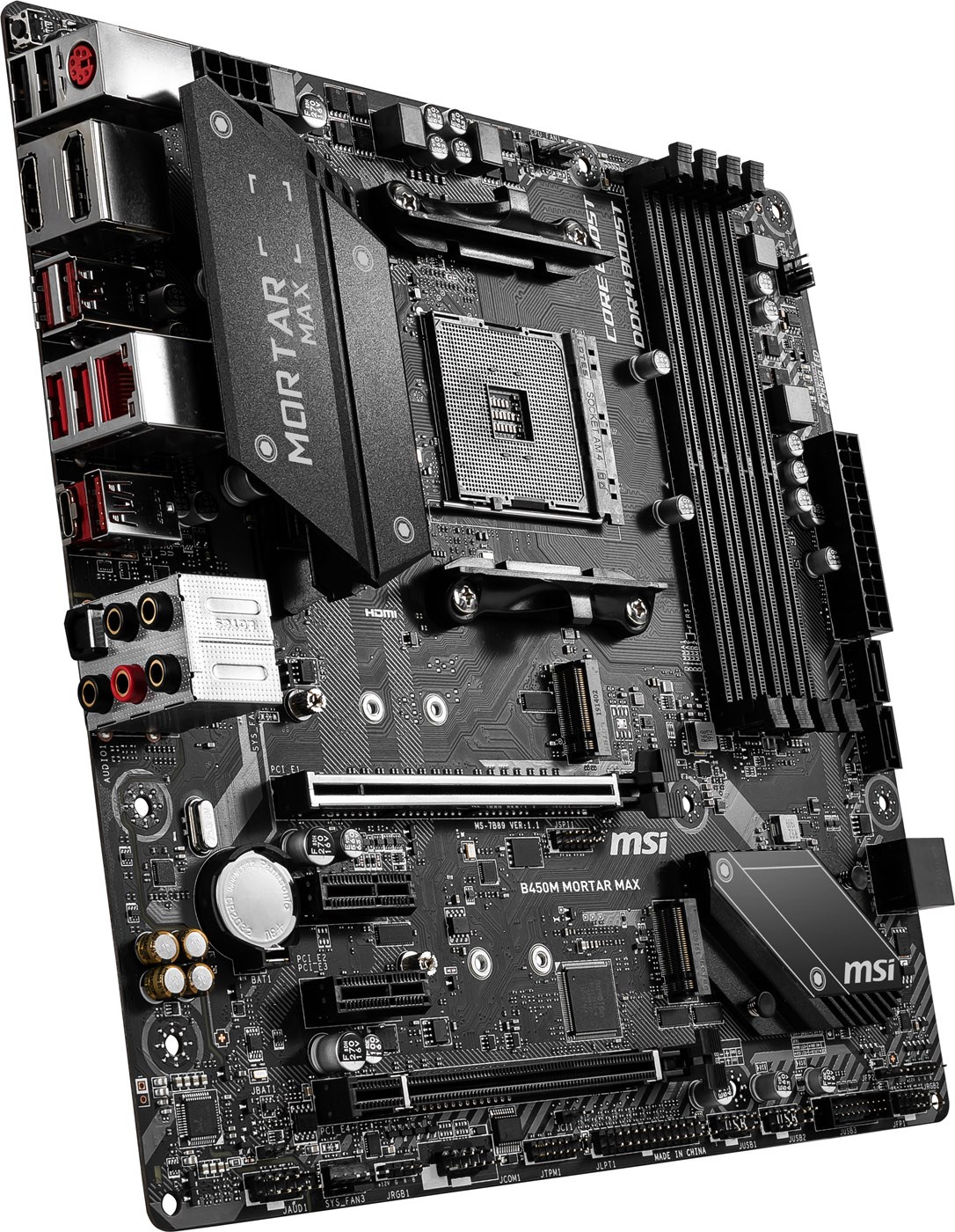 MSI B450M MORTAR MAX AMD Socket AM4 Motherboard B450M MORTAR MAX