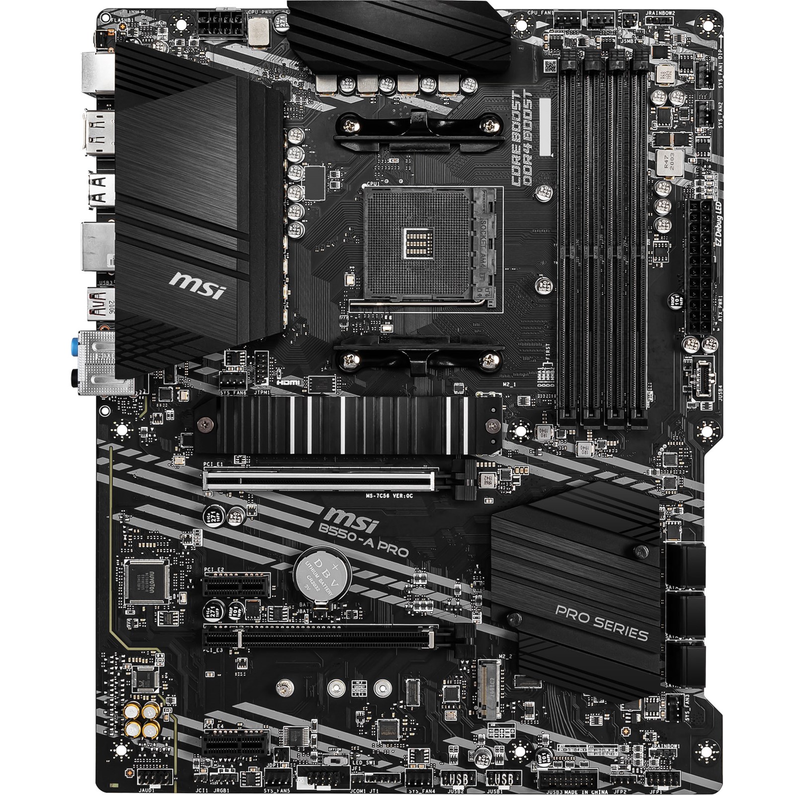 MSI B550A PRO AMD Socket AM4 Motherboard B550A PRO CCL Computers