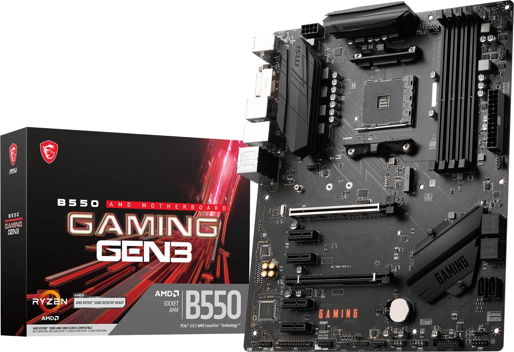 Msi B550 Gaming Gen3 Amd Socket Am4 Motherboard B550 Gaming Gen3 Ccl