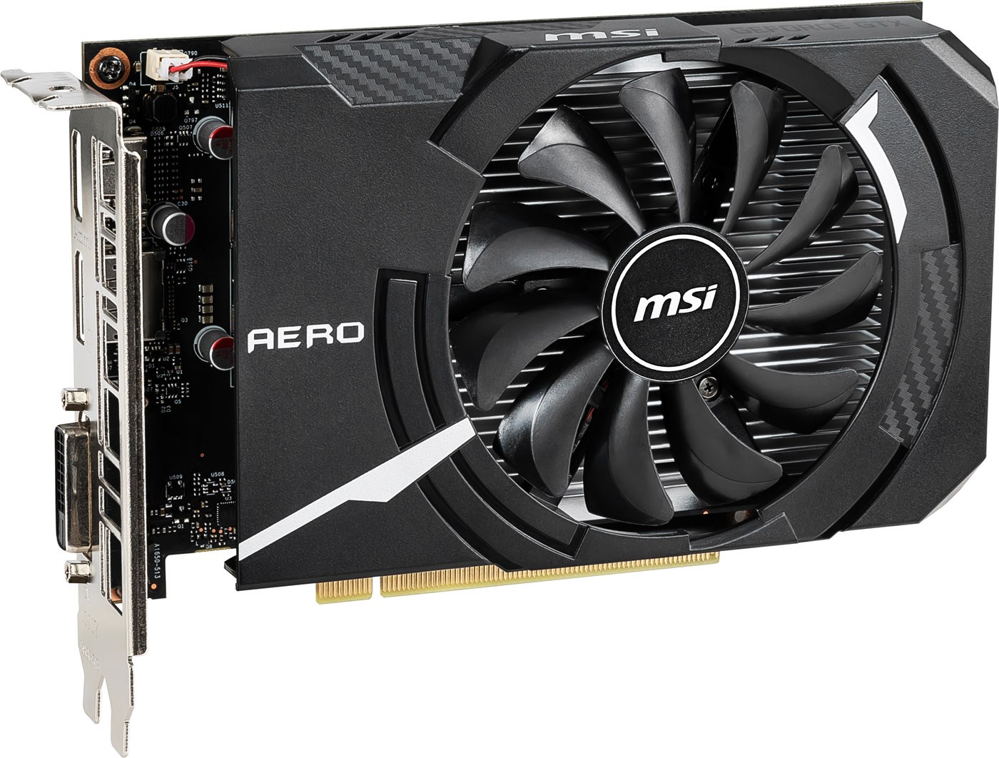MSI GeForce GTX 1650 AERO ITX 4GB Graphics Card - GTX 1650 AERO ITX 4G ...