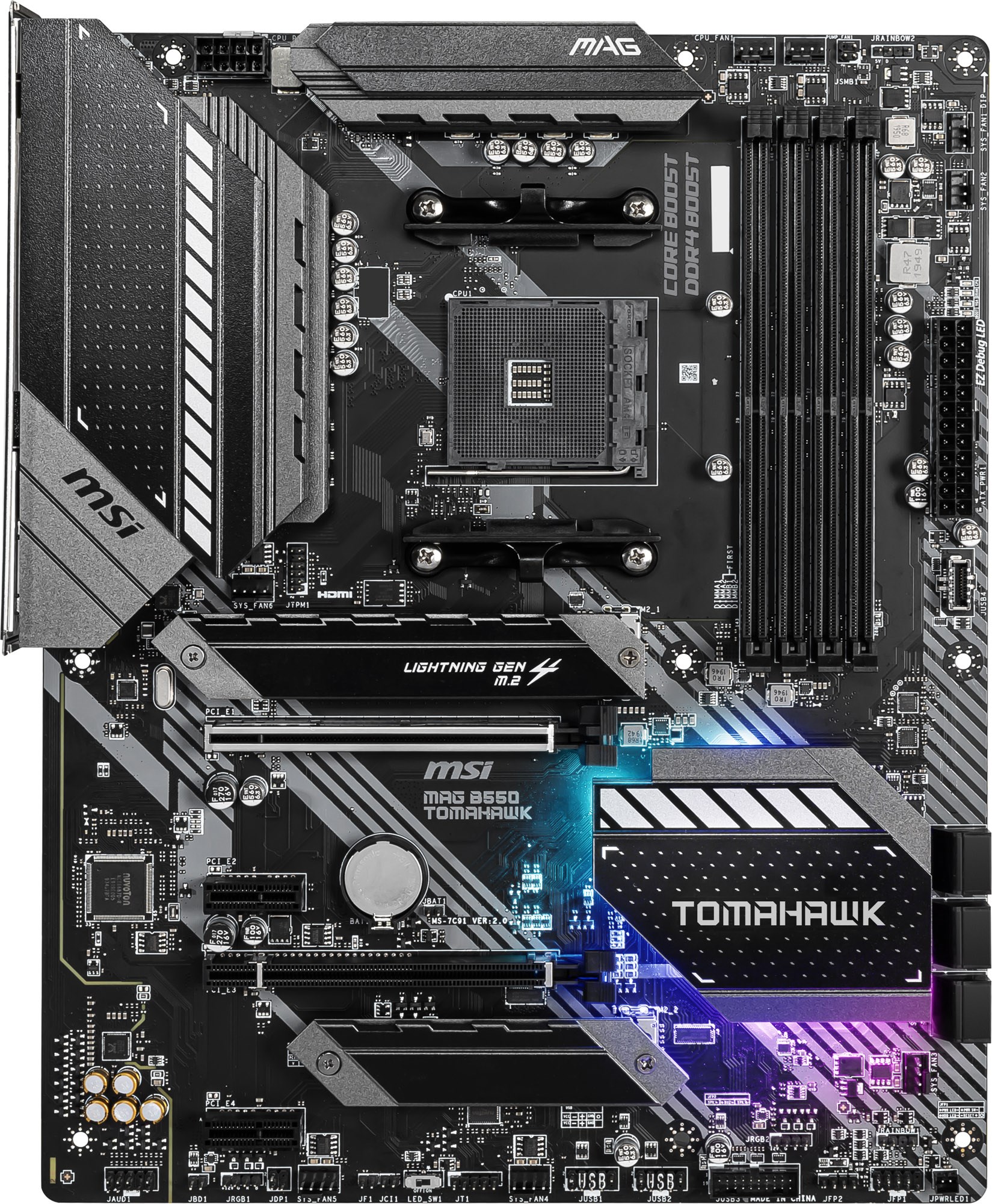 Amazon.co.jp: MSI MAG B550 TOMAHAWK マザーボード ATX [AMD