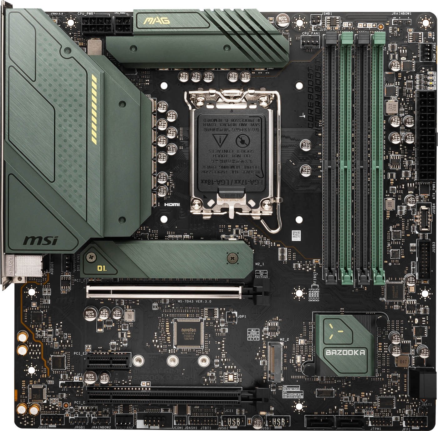 MSI MAG B660M BAZOOKA DDR4 Intel Motherboard CCL