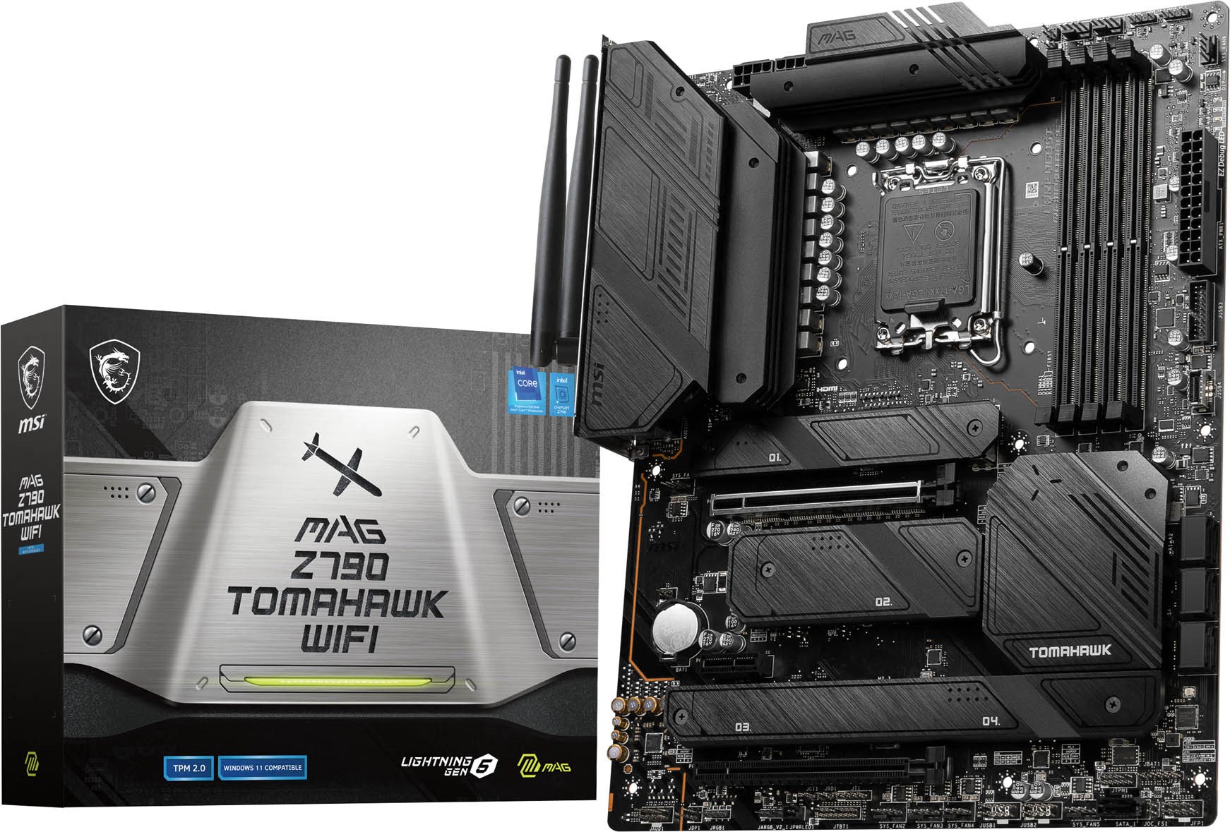 MSI MAG Z790 TOMAHAWK WIFI Intel Socket 1700 Motherboard - MAG
