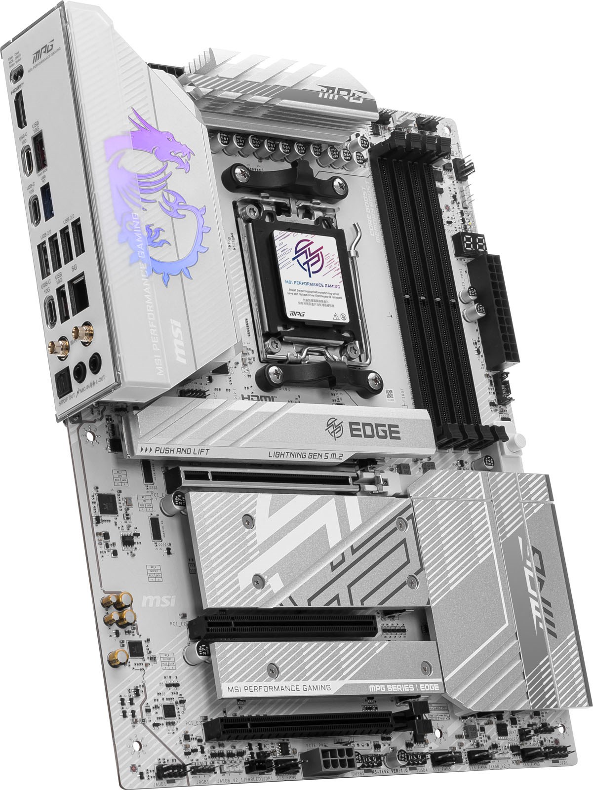 MSI MPG B850 EDGE TI WIFI AMD Socket AM5 ATX Motherboard