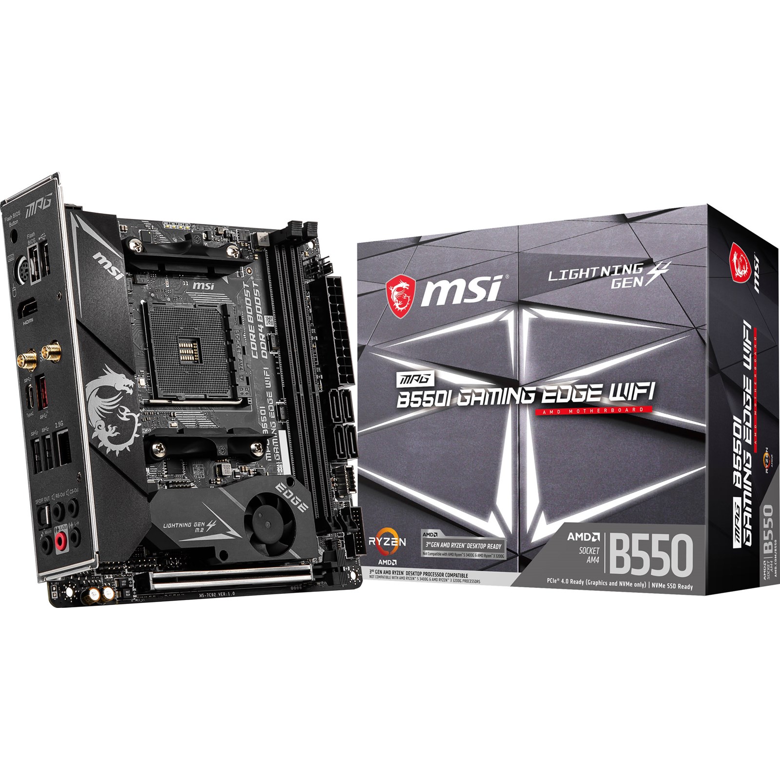 Msi Mpg B550i Gaming Edge Wifi Amd Motherboard Mpg B550i Gaming Edge Wifi Ccl Computers