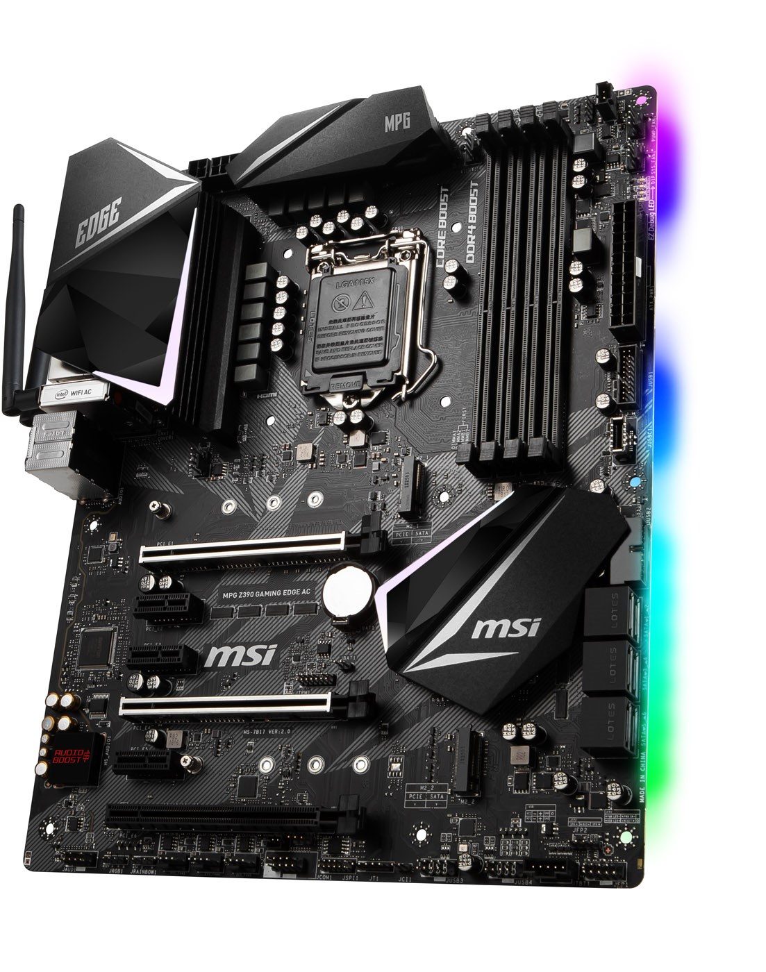 MSI MPG Z390 GAMING EDGE AC Intel Motherboard MPG Z390 GAMING EDGE AC